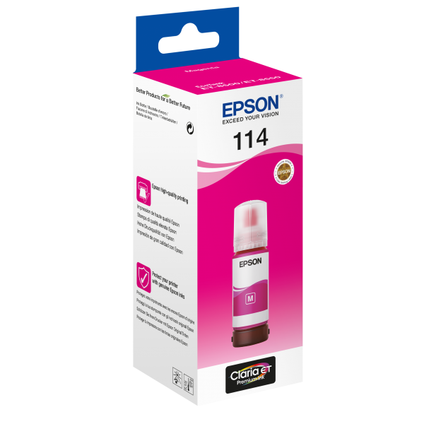 Epson 114 EcoTank Magenta ink bottle