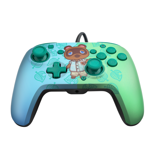 Pdp Faceoff Wired Controller+audio Wired Control Animal Crossing New Horizon Tom Nook (Switch Mando) Pdp