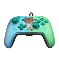 Pdp Faceoff Wired Controller+audio Wired Control Animal Crossing New Horizon Tom Nook (Switch Mando) Pdp