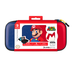 Pdp Slim Deluxe Travel Case Super Mario (azul/rojo) (lite) (Switch Funda) Pdp