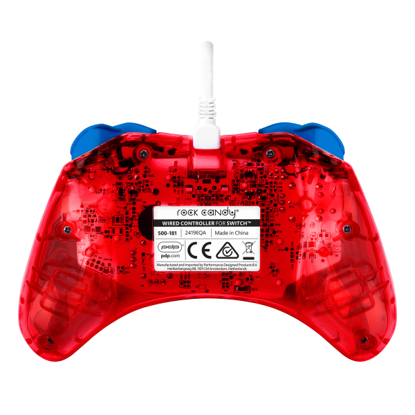 Pdp Rock Candy Wired Controller Super Mario Red (rojo/mario) (Switch Mando) Pdp