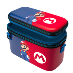 Pdp Pull-n-go Case Super Mario (mario Azul Y Rojo) (lite) (Switch Accesorio) Pdp