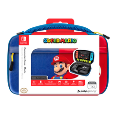 Pdp Commuter Case Super Mario (mario Azul Y Rojo) (lite) (Switch Funda) Pdp