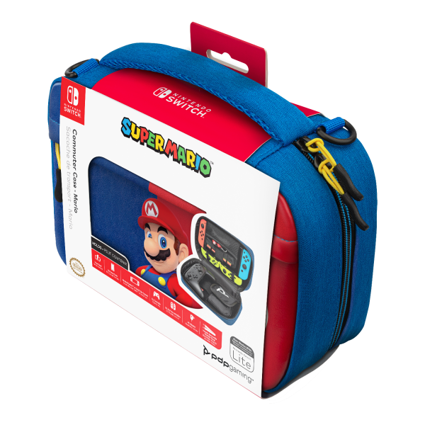 Pdp Commuter Case Super Mario (mario Azul Y Rojo) (lite) (Switch Funda) Pdp