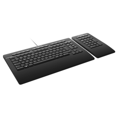 3dconnexion Keyboard Pro with Numpad teclado Oficina USB Negro