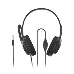 Hama "HS-P100 V2" Auriculares de oficina para PC, estéreo, negro