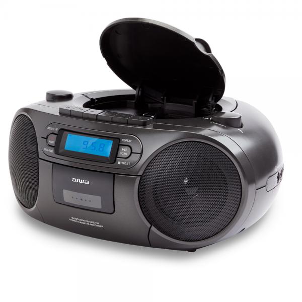 Aiwa BBTC-550BK sistema estéreo portátil Digital 6 W Negro