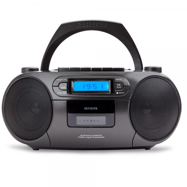 Aiwa BBTC-550BK sistema estéreo portátil Digital 6 W Negro