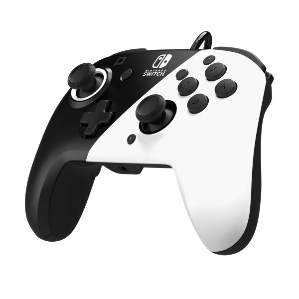 Pdp Faceoff Deluxe + Audio Wired Controller Black/white (negro/blanco) (oled) (Switch Mando) Pdp