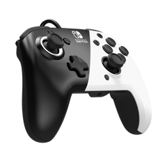 Pdp Faceoff Deluxe + Audio Wired Controller Black/white (negro/blanco) (oled) (Switch Mando) Pdp