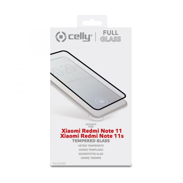 Celly FULLGLASS1021BK mobile phone screen/back protector Protector de pantalla Xiaomi 1 pieza(s)