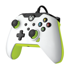 Pdp Wired Controller Electric White + Game Pass 1 Mes (xbone/pc) (Xbox Series X Mando) Pdp