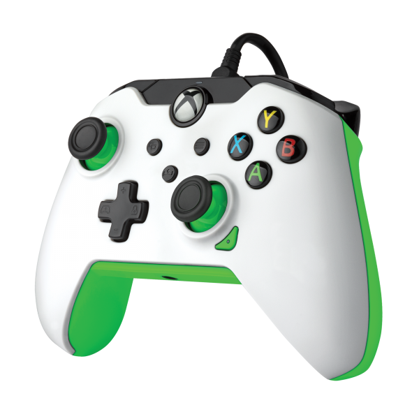 Pdp Wired Controller Neon White + Game Pass 1 Mes (xbone/pc) (Xbox Series X Mando) Pdp