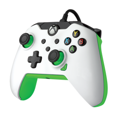 Pdp Wired Controller Neon White + Game Pass 1 Mes (xbone/pc) (Xbox Series X Mando) Pdp