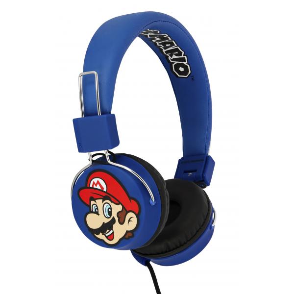 Otl Tween Folding Headphone Super Mario Blue (azul) (switch/movil/tablet/pc) (Auriculares) Otl