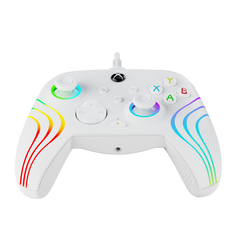 Pdp Afterglow Wave Wired Controller White (blanco) + Game Pass 1 Mes (xbone) (Xbox Series X Mando) Pdp