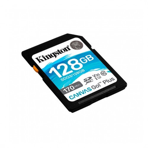 Tarjeta memoria sdxc 128gb kingston canvas go uhs - i cl10 r: 170mb - s w:90mb - s