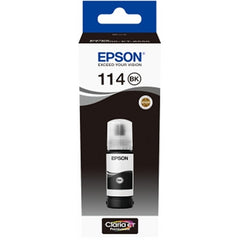 Botella tinta epson ecotank 114 negro 70ml