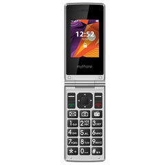 Telefono movil myphone tango lte black - silver - 2.4 pulgadas - 2mpx - 4g - negro y plateado