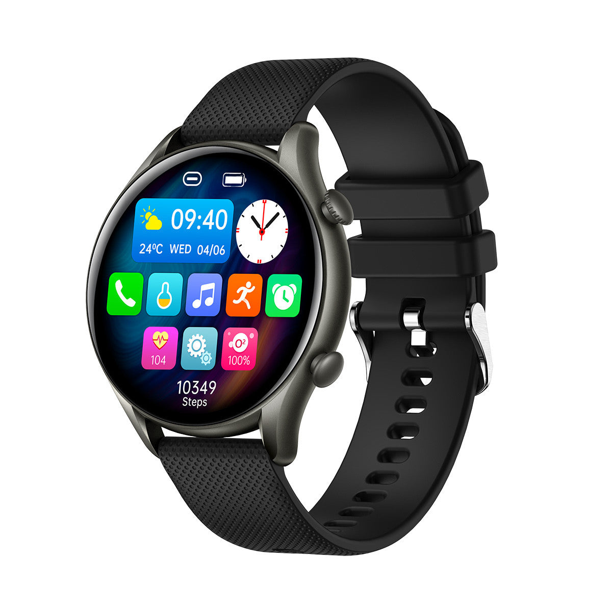 Reloj smartwatch myphone watch el black 1.32 pulgadas