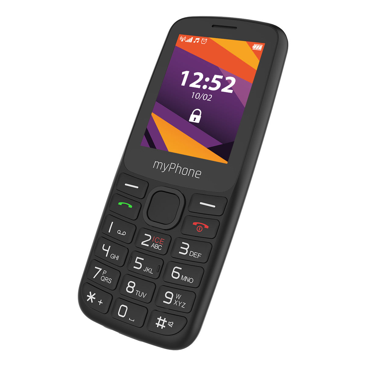 Telefono movil myphone 6410 2.4 pulgadas - 4g - negro