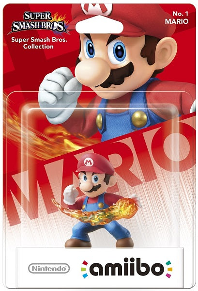 Amiibo S. Smash Bros: Mario (imp) (Figura) Nintendo