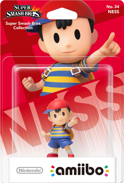 Amiibo S. Smash Bros: Ness (imp) (Figura) Nintendo