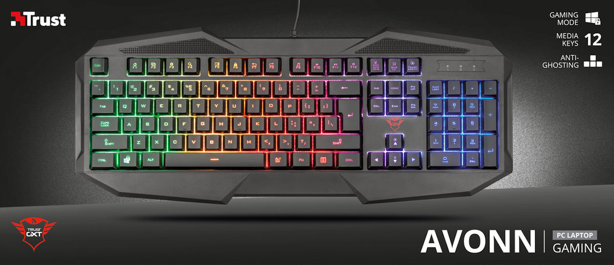 Trust Avonn Gaming Keyboard Gxt 830-rw (spain) (Teclado) Trust