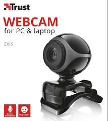 Trust Exis Webcam Black (Cámara web) Trust