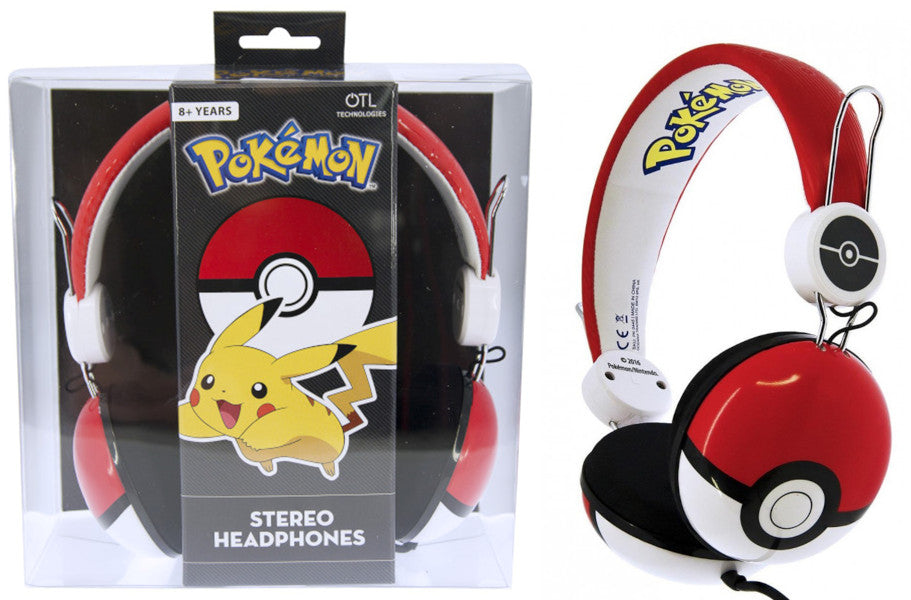 Otl Stereo Headphone Pokemon Pokeball (switch/movil/tablet) (Auriculares) Otl