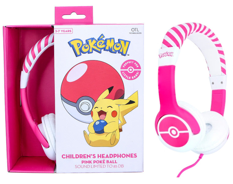 Otl Wired Headphones Pokemon Pokeball Pink (rosa) (ps4/xbox/switch/movil/tablet) (3-7 Aos) (Auriculares) Otl