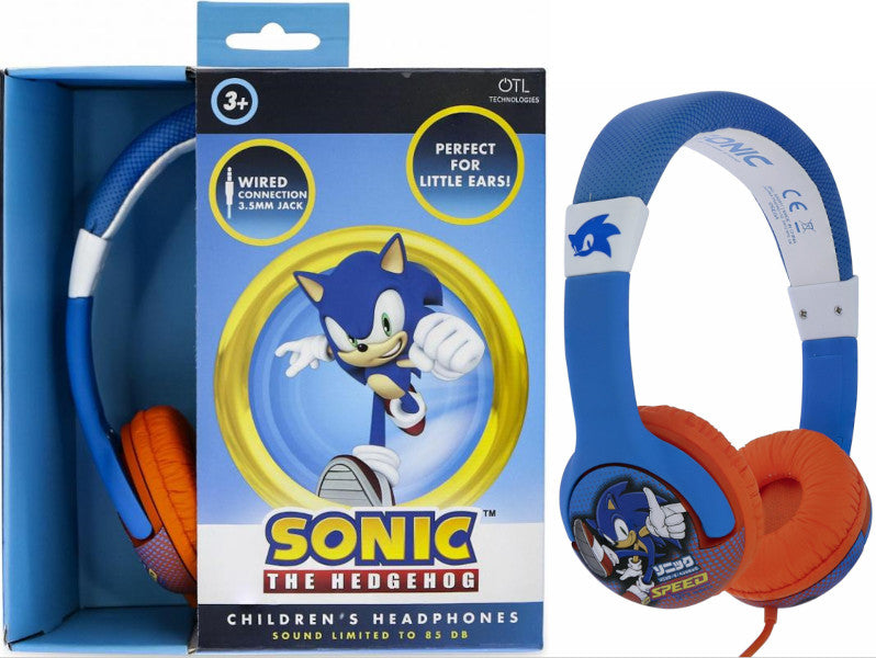 Otl Wired Headphones Sonic The Hedgehog Speed (ps4/xbox/switch/movil/tablet) (Auriculares) Otl