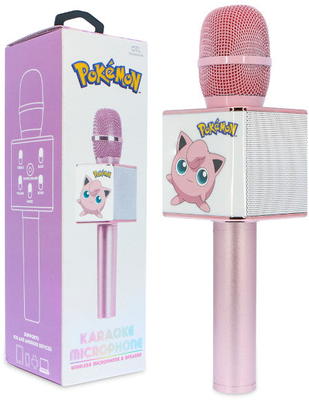 Otl Karaoke Wireless Microphone & Speaker Pokemon Jiggly Puff (Micrófono) Otl