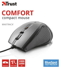 Trust Comfort Compact Mouse Maxtrack (sensor Optico De 1.000 - 1.600 Ppp Reales) (Ratón) Trust