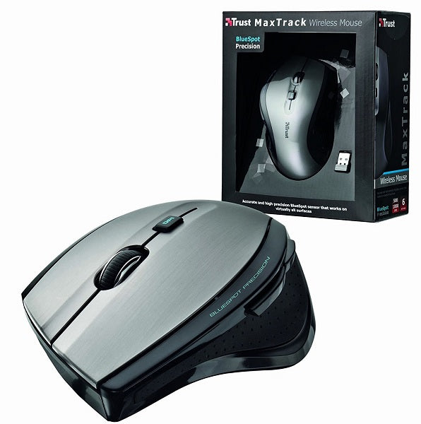 Trust Wireless Mouse Maxtrack - Black/grey (sensor Optico De 800 - 1.600 Ppp Reales) (Ratón) Trust