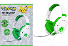 Otl Pro G1 Gaming Headphones Pokemon Pokeball White / Green (blanco/verde)(switch/tablet/movil/pc) (Auriculares) Otl