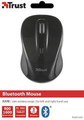 Trust Bluetooth Mouse Xani - Black (sensor Optico De 800 - 1.600 Ppp Reales) (Ratón) Trust