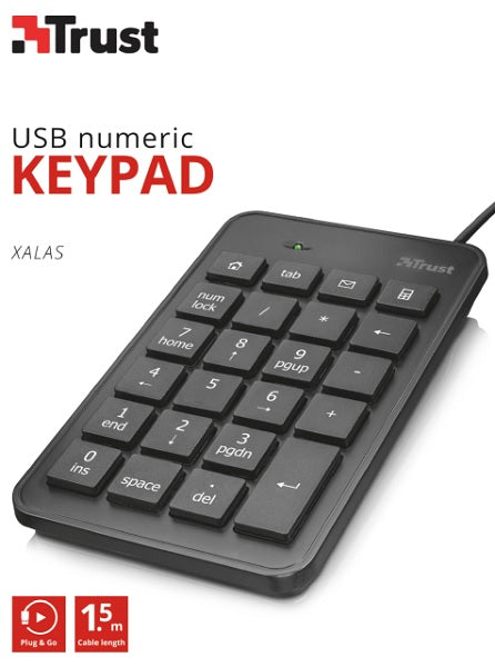 Trust Xalas Usb Numeric Keypad (Teclado) Trust