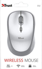 Trust Yvi Wireless Mouse White (blanco) (sensor Optico De 800 - 1.600 Ppp Reales) (Ratón) Trust