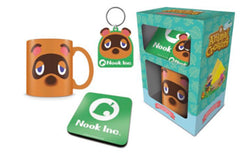 Caja Regalo Animal Crossing Tom Nook (incluye: Mug/coaster & Keychain) (Caja regalo)