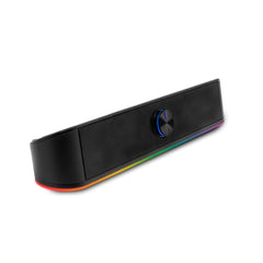 Phoenix ohmios barra sonido rgb 6w rms bt - bluetooth - usb - aux - botones tactiles