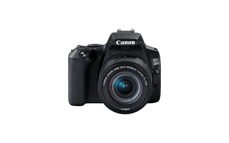 Camara digital canon reflex eos 250d+ef - s 18 - 55mm f - 4 - 5.6 is - 24.1mp - digic 8 - 4k - wifi - bluetooth - negro