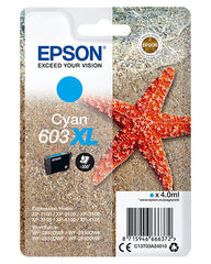 Cartucho tinta epson c13t03a24010 singlepack cian 603xl estrella de mar