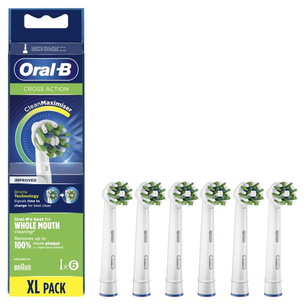 Pack de 6 cabezales - recambios braun oral - b eb50 - 6