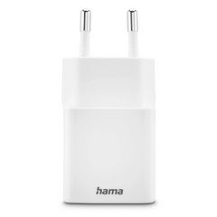 Cargador pared hama 30w 1 x usb tipo c 1 x usb tipo a blanco carga rapida