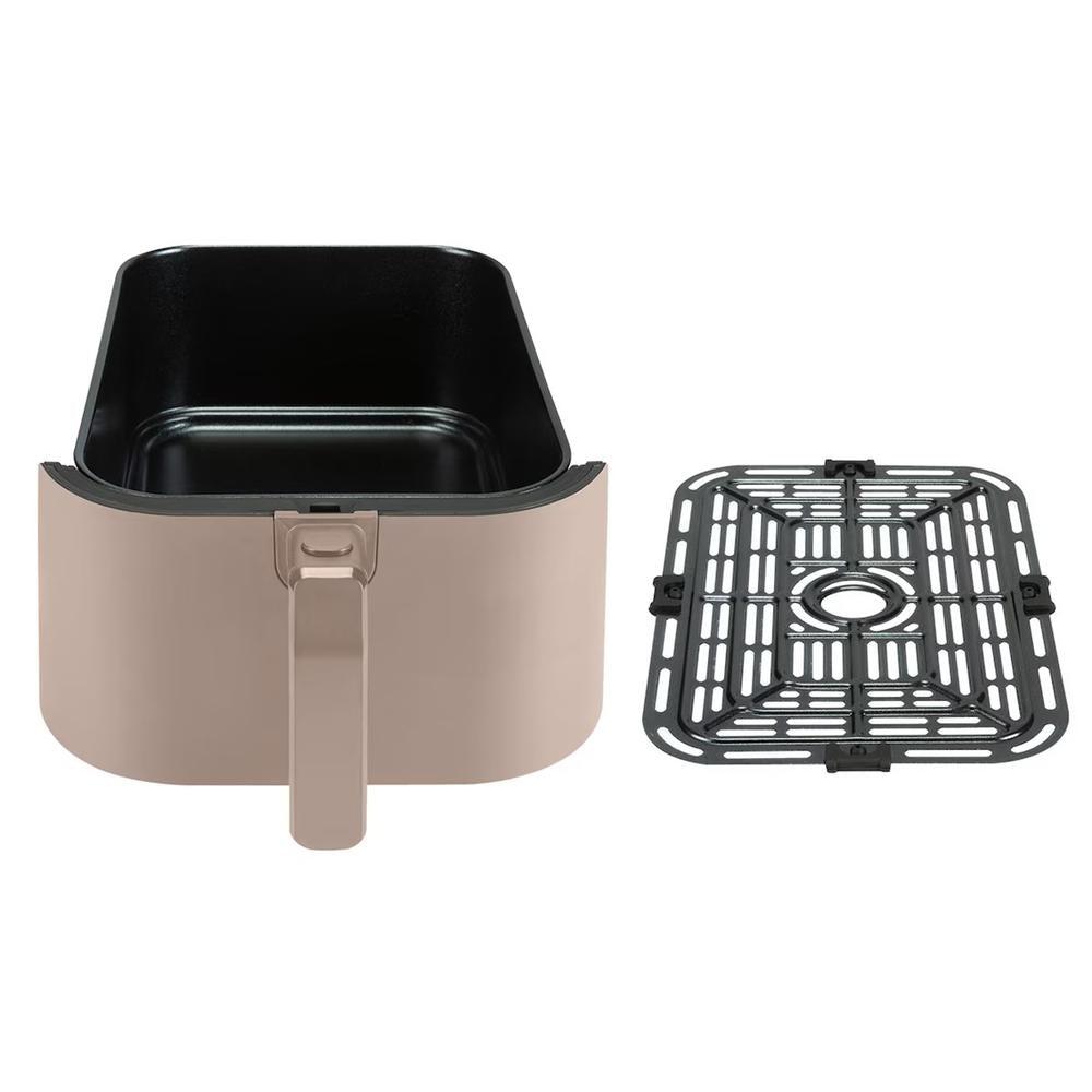 Freidora de aire bourgini airfryer slim ceramica 8l 1700w color beige