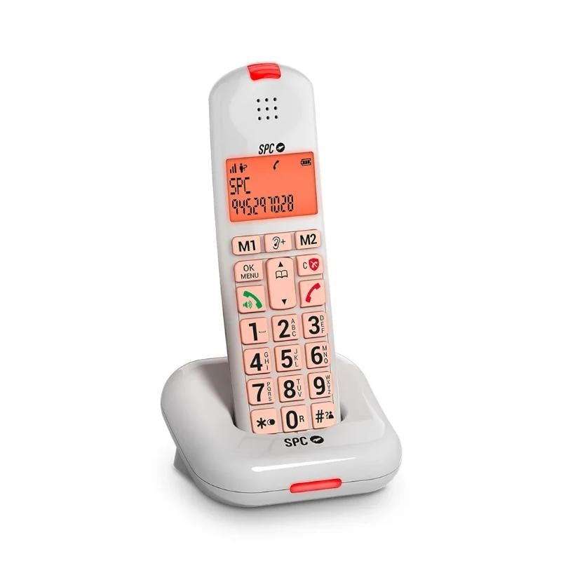 SPC 7612B Telefono Inalámbrico COMFORT KAIRO Blanc