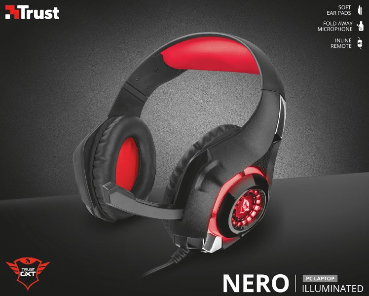 Trust Nero Illuminated Gaming Headset Gxt 313 (PC) Lamee Software