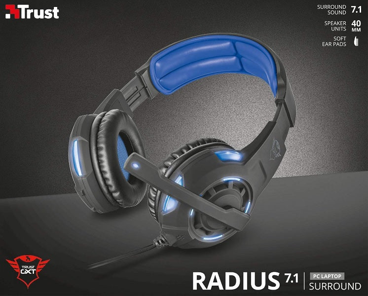 Trust Radius 7.1 Surround Headset Gxt 350 (PC) Trust