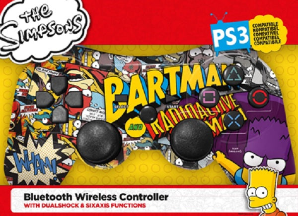 The Simpsons Bluetooth Wireless Controller (PS3) Indeca